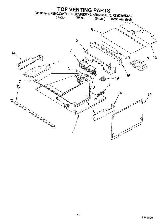 Diagram for KEMC308KWH0