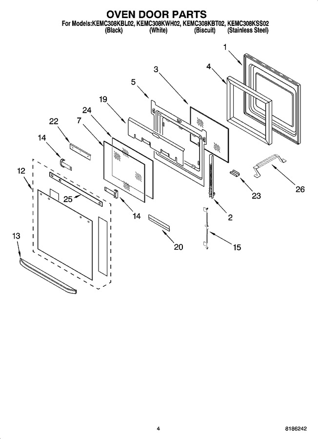 Diagram for KEMC308KWH02