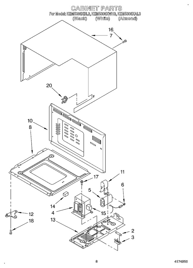 Diagram for KEMS306XWH3