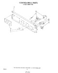 Diagram for 02 - Control Panel , Lit/optional