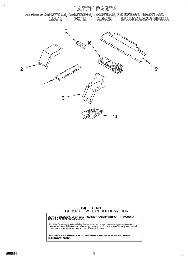 Diagram for KEMS377DBT6