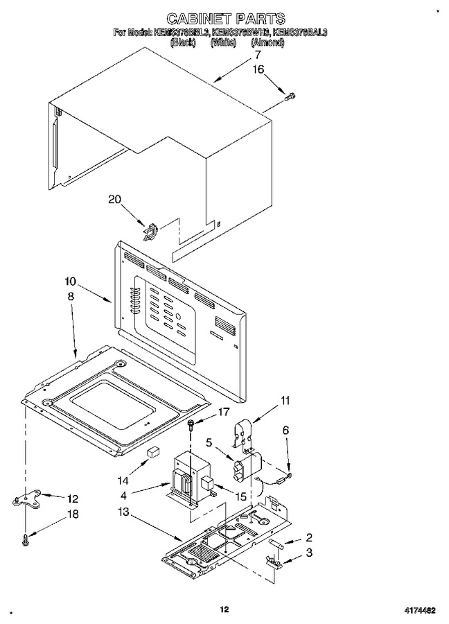 Diagram for KEMS378BWH3