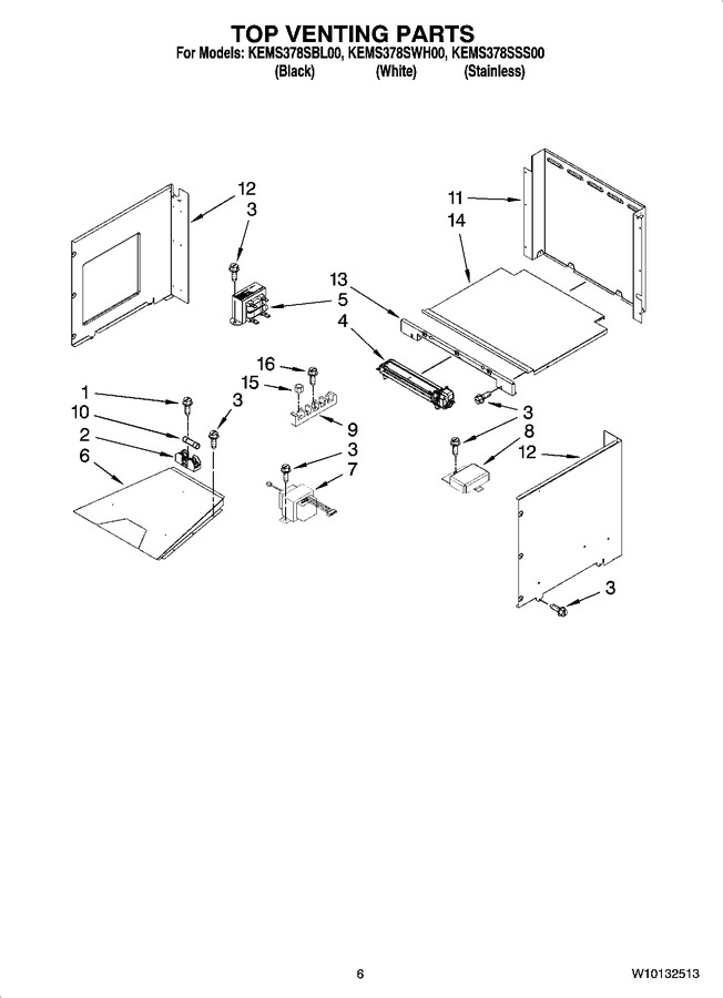 Diagram for KEMS378SWH00