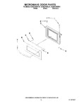 Diagram for 08 - Microwave Door Parts