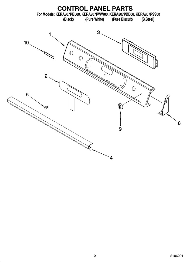 Diagram for KERA807PSS00