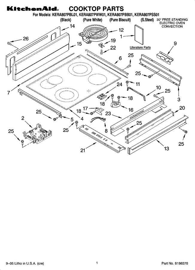Diagram for KERA807PSS01
