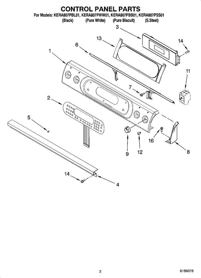 Diagram for KERA807PBL01