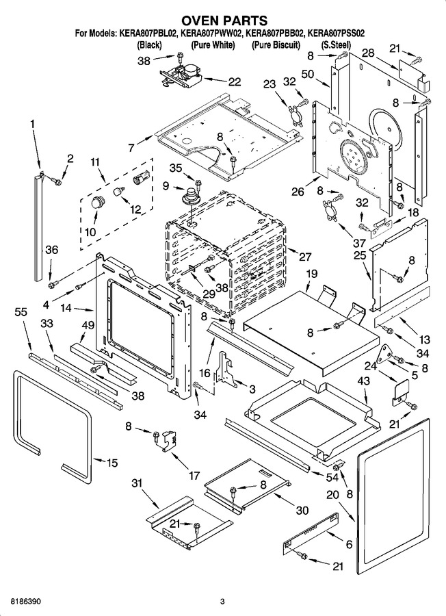 Diagram for KERA807PWW02