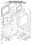 Diagram for 04 - Door And Drawer Parts