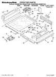 Diagram for 01 - Cooktop Parts