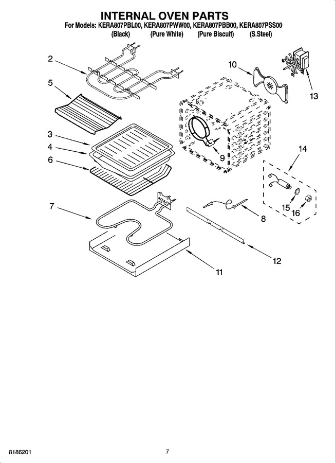 Diagram for KERA807PSS00