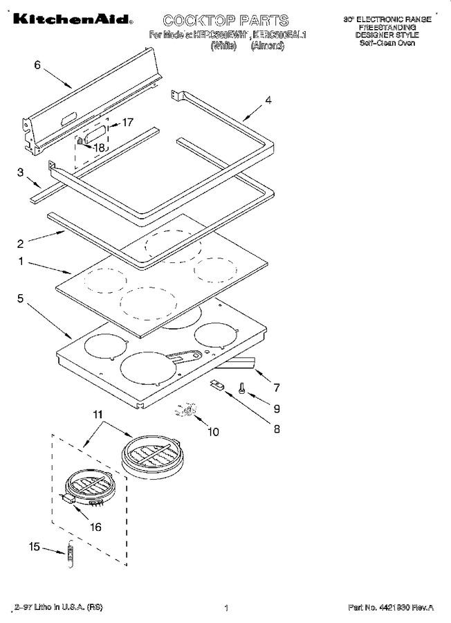 Diagram for KERC500EWH1