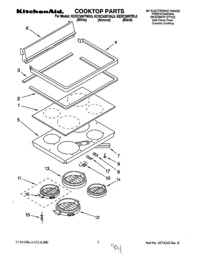 Diagram for KERC500YWH0