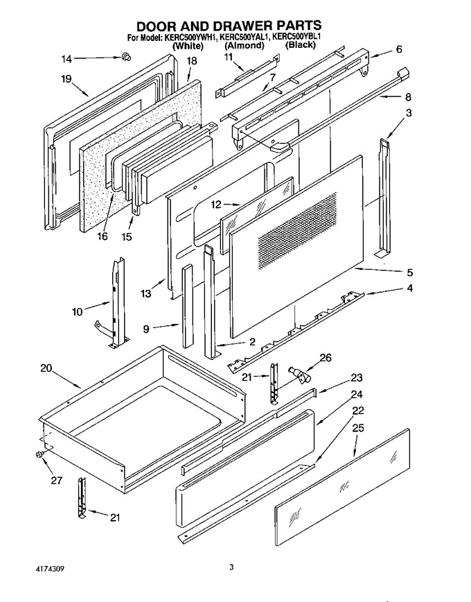 Diagram for KERC500YWH1