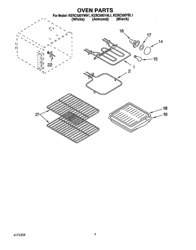 Diagram for KERC500YWH1