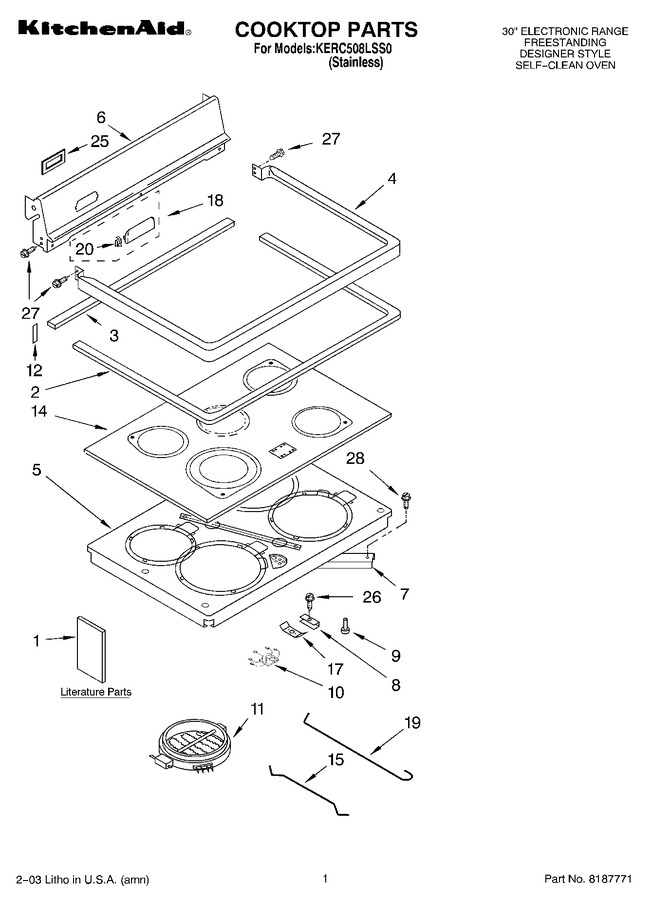 Diagram for KERC508LSS0