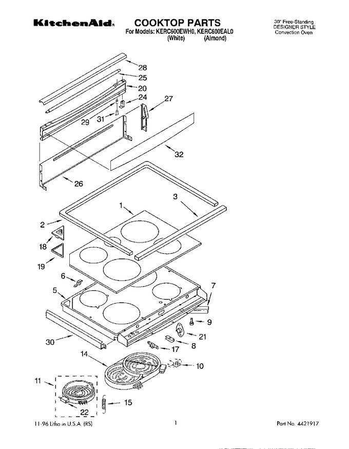Diagram for KERC600EWH0