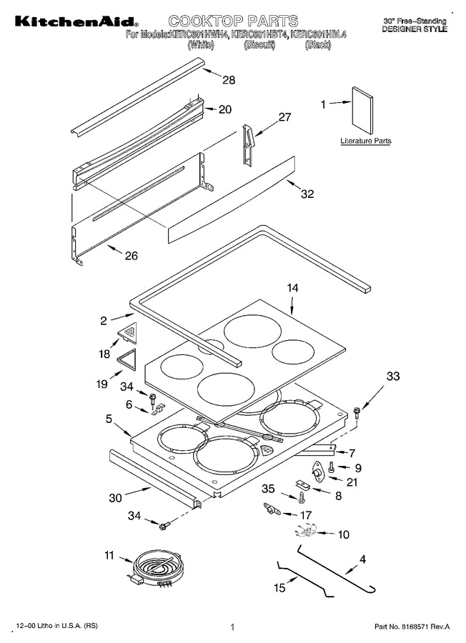 Diagram for KERC601HWH4