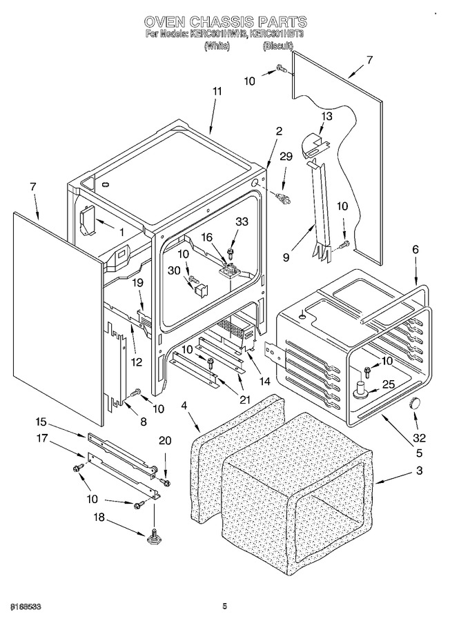 Diagram for KERC601HWH3