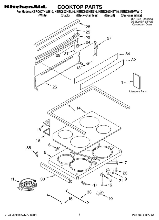 Diagram for KERC607HWW10