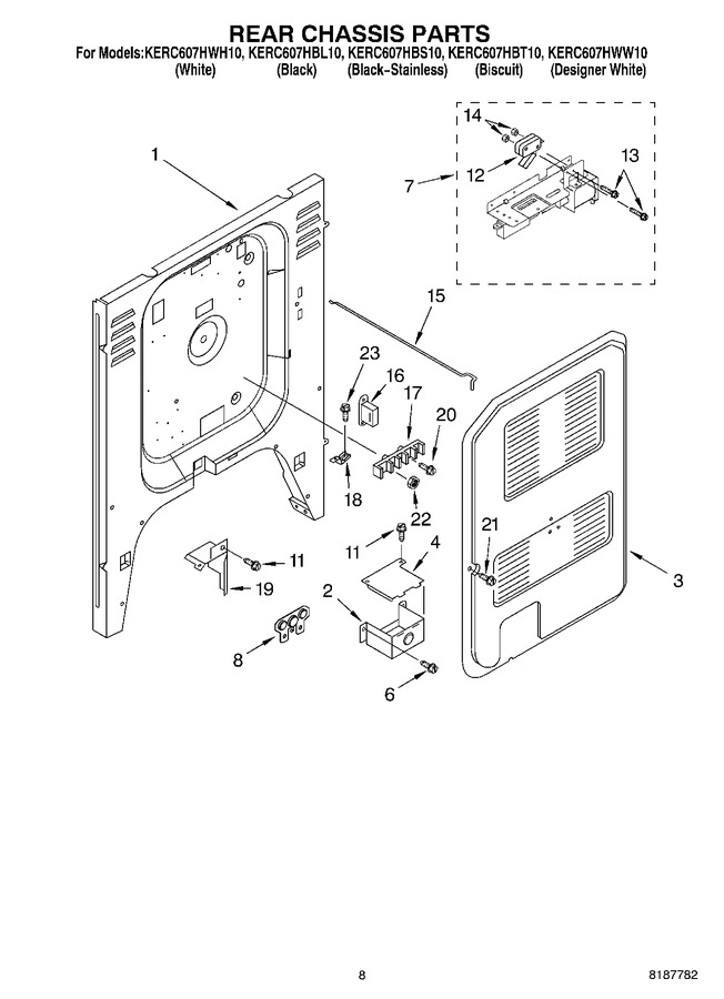 Diagram for KERC607HWH10