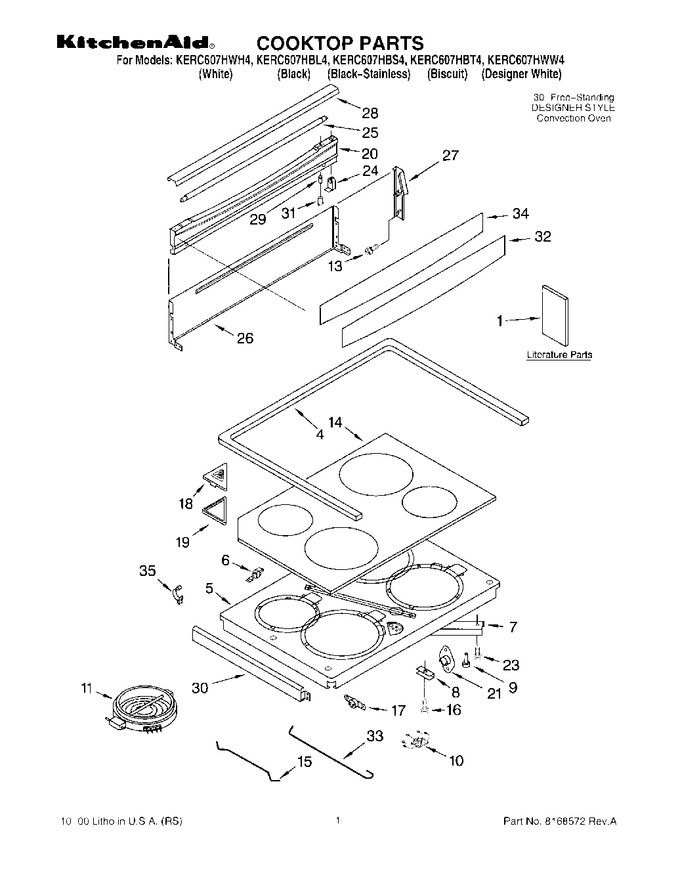 Diagram for KERC607HWH4