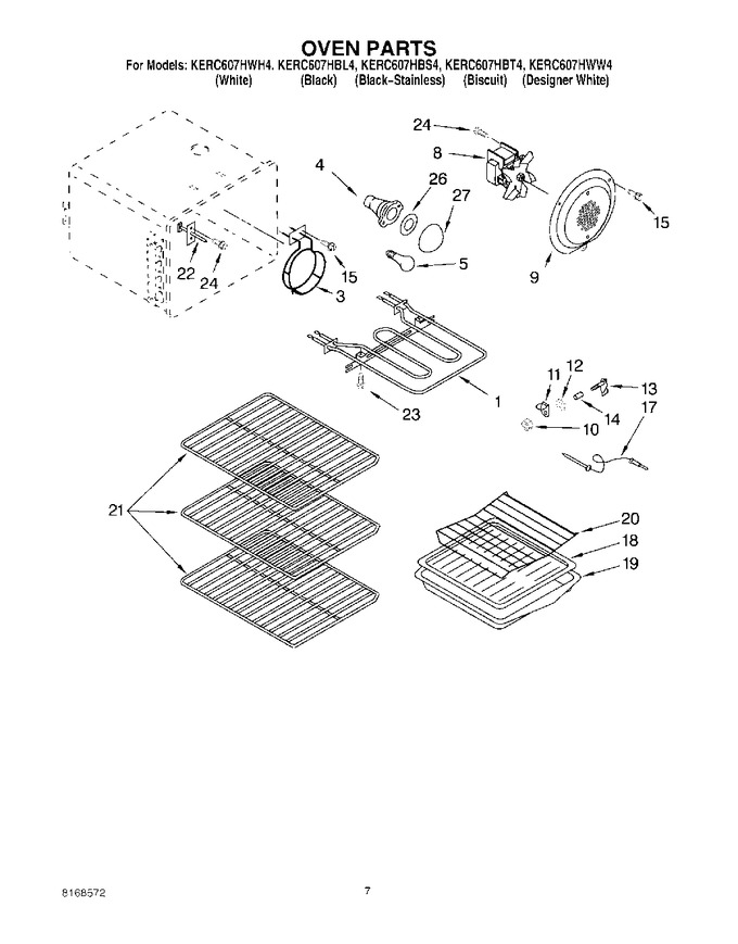 Diagram for KERC607HWH4