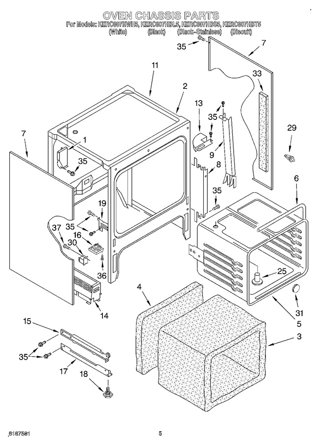 Diagram for KERC607HWH5