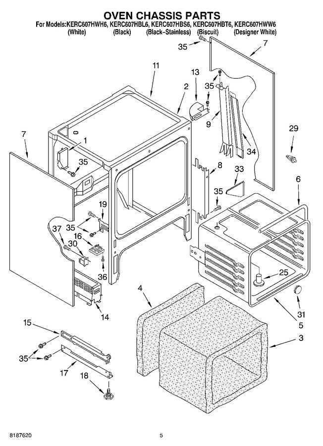 Diagram for KERC607HWW6