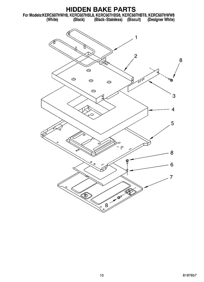 Diagram for KERC607HWH8
