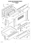 Diagram for 02 - Door And Drawer Parts