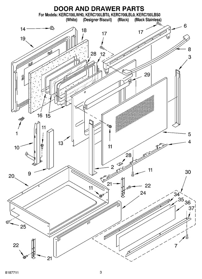 Diagram for KERC700LBT0