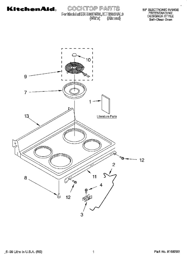 Diagram for KERI500HWH0