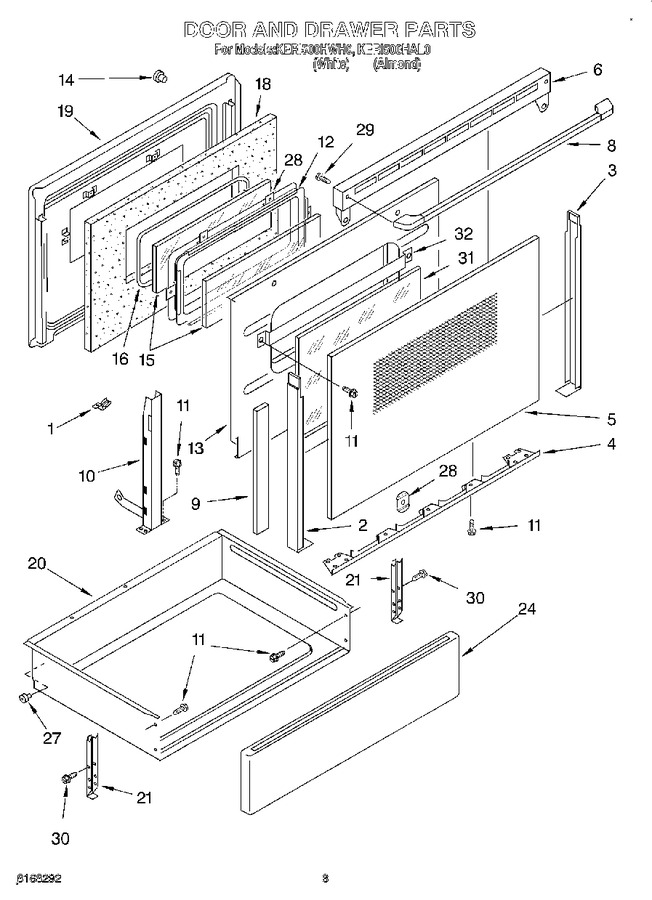 Diagram for KERI500HWH0