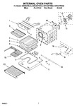 Diagram for 05 - Internal Oven Parts