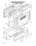 Diagram for 03 - Door And Drawer