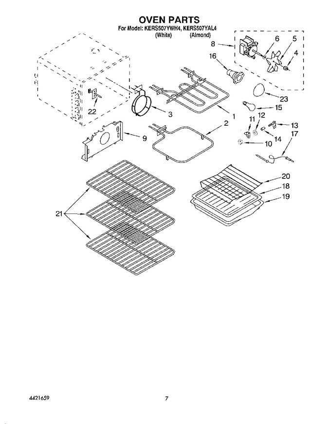Diagram for KERS507YWH4