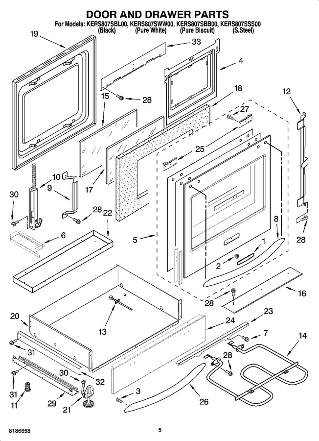 Diagram for KERS807SSS00