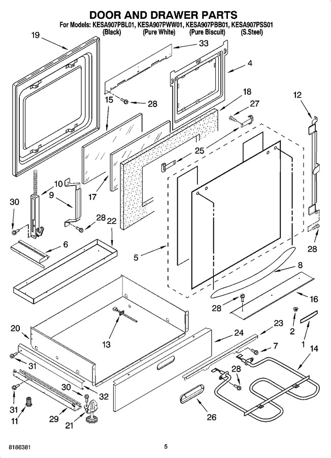 Diagram for KESA907PWW01