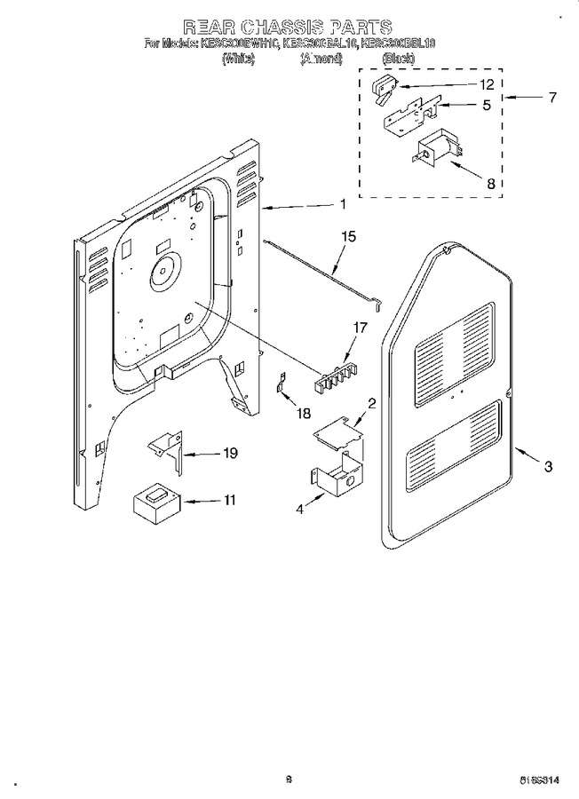 Diagram for KESC300BWH10