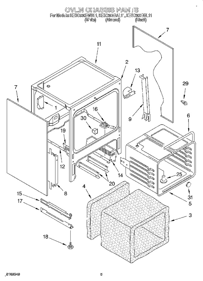 Diagram for KESC300BWH11