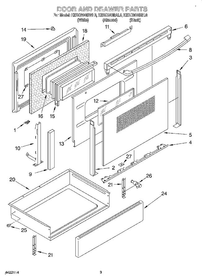 Diagram for KESC300BWH8