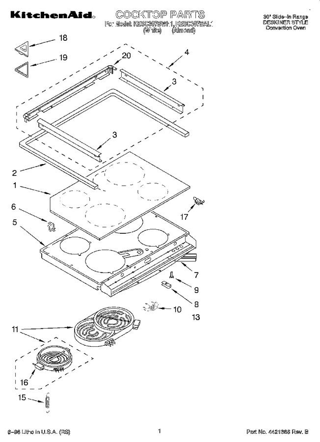 Diagram for KESC307BWH1