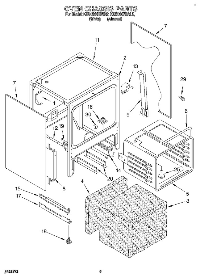 Diagram for KESC307BWH2