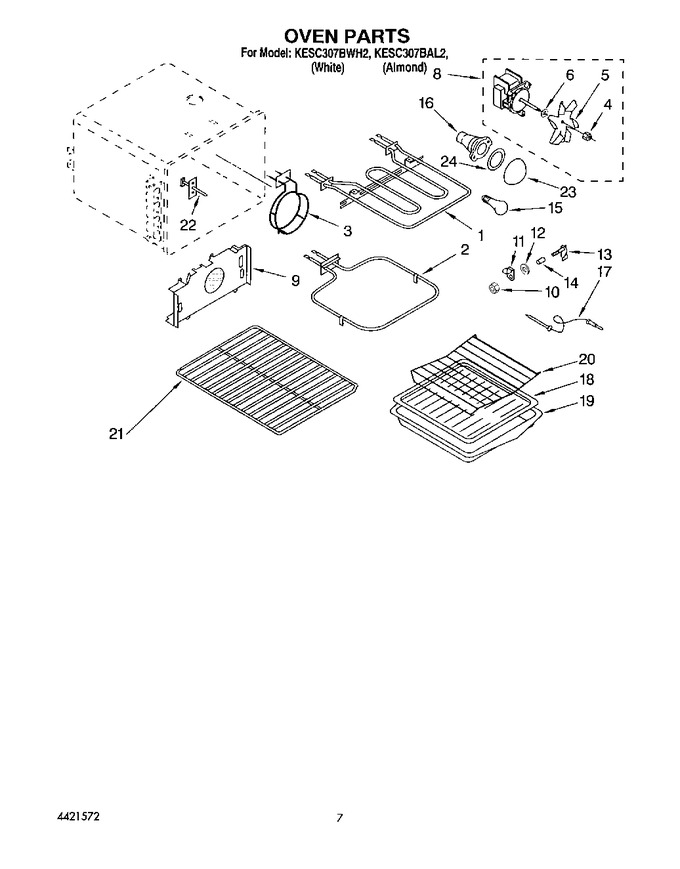 Diagram for KESC307BWH2