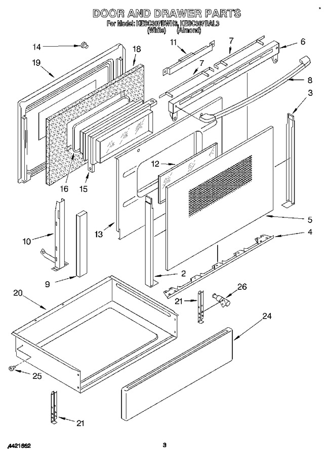 Diagram for KESC307BWH3