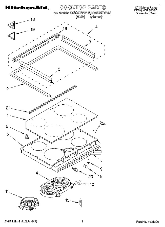 Diagram for KESC307BWH4