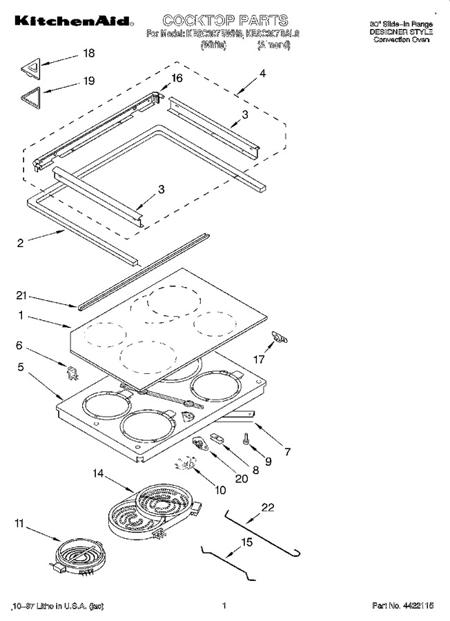 Diagram for KESC307BWH8