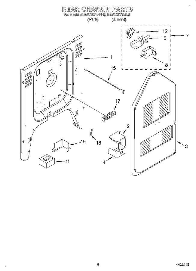 Diagram for KESC307BWH8
