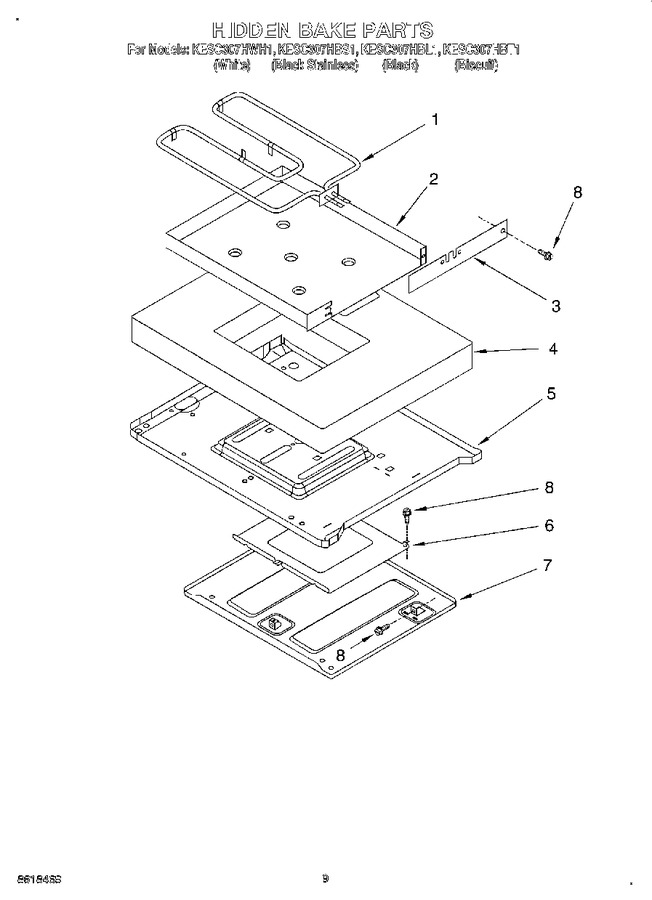 Diagram for KESC307HWH1